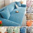 1/2/3/4 Seater Boho Velvet Sofa Covers Stretch Lounge Slipcover Protector Couch