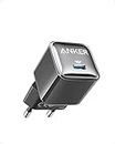 Anker Nano USB-C Charger, Anker 511 Charger (Nano Pro), PIQ 3.0 Compact Fast Charger for iPhone 15/15 Plus/15 Pro/15 Pro Max, 14/13/12 Series, Galaxy, Pixel 4/3, iPad (Cable Not Included)