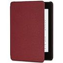 Kindle Paperwhite Leather Amazon Cover (10th Gen), Merlot