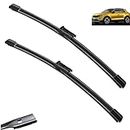Car Wiper Front Wiper Blades Compatible with VW T-Roc 2017-2023 Windshield Windscreen Clean Window Car Rain Brushes 26"+20"