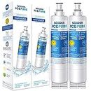 Water Filter Replacement for Whirlpool SBS002 S20BRS 4396508 481281729632 SBS004 EDR5RXD1 Kenmore 46-9908 46-9908 46-9010 KitchenAid 2 Pack by GOLDEN ICEPURE(Invoice Available)