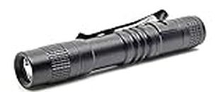 Efillooc Aluminium-alloy LED Torch Pocket Flashlight , Black