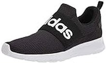 adidas Men's Lite Racer Adapt 4.0 Running Shoe, Black/White/Black, 10
