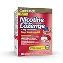 GoodSense Nicotine Polacrilex Lozenge 4mg, Cherry Flavor, 108-count, Stop Smoking Aid, GoodSense Smoking Cessation Products