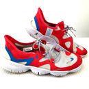 Nike Free RN 5.0 running shoes Red orbit blue hero UK size 8 mens running