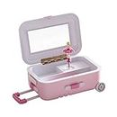 Ubervia® Decorative Music Box Miniature Rotary Music Boxes Musical Jewellery Box for Baby Girl Women Gift Decoration (Pink)