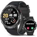 IDEALROYAL S52 Reloj Inteligente Hombre, 1.39" Smartwatch con Llamadas Bluetooth, Pulsómetro, Monitor de Sueño, Deportivos Impermeable IP68 Pulsera Actividad con 110+ Modos Deportivos para Android iOS