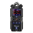 Zoom H4essential 4-Track Handy Recorder (2024 Model, Essential Series) with 32-Bit Float, Accessibility, Stereo Microphones, 2 XLR/TRS Combo Inputs, USB Interface, for Musicians, Podcasters, and More