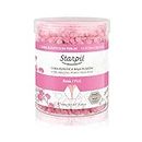 Starpil Wax 600g / 1.3 lb Pink Hard Wax Beads for Painless Hair Removal, Stripless Wax Beads, Polymer Blend Low Temperature Wax for Face, Bikini, Brazilian, Legs, Underarm, Back and Chest