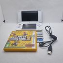 Nuovo Nintendo 2DS XL Console Videogiochi Bianco & Lavanda, PACCHETTO 3 Giochi Mario