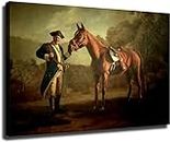 Friendly Napoleon Tony Soprano and Pie-O-My Horse Painting Poster The Sopranos Race (20x30inch-No Framed)