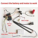 Receptor de interruptor de cable hágalo usted mismo kit de radiocontrol para niños coche eléctrico materiales duraderos
