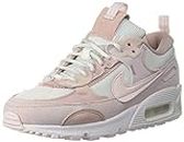 Nike Womens W AIR MAX 90 Futura Summit White/Light Soft Pink-Barely Rose Training Shoe - 4 UK (DM9922-104)