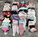 Lot of 55 Baby Girls Clothes Size NB 0-3 3 3-6 6 Months Carters Old Navy Tahari+