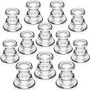 NITIME Candlestick Holders Bulk - 12PCS Taper Candle Holders for Table Centerpiece - Thick Glass Candle Holders for Wedding, Party and Festival Decoration