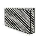 The Furnishing Tree Waterproof LED/LCD/Monitor TV Cover for All 40 Inch Models Checkered Pattern Coffee