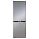 Russell Hobbs Low Frost Silver 60/40 Fridge Freezer, 173 Total Capacity, Freestanding 50cm Wide 145cm High, Fast Freeze, Adjustable Thermostat, RH50FF145S, 2 Year Guarantee
