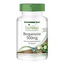 Fairvital | Bergamot Extract 500 mg - 90 Capsules - 5 Times Concentrated Extract from 2500 mg Bergamot - Highly dosed - 100% Vegan - Quality Tested - Made in Germany