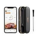 INKBIRD Wireless Bluetooth BBQ Thermometer, 2-in-1 Truly Wireless Meat Thermometer, 91m/300ft App Control with Smart Temperature Alarms, Ideal for Cooking, Oven, Grill
