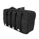 THE STYLE SUTRA Tactical Molle Utility Pouch Gadget Tool First Aid Backpack Bag Black