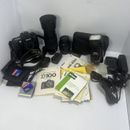 Nikon D100 Digital SLR Camera, 2 Lenses, 4 Batteries, Flash, Battery Grip etc