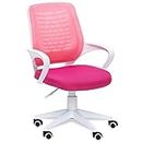 Alex Daisy Aster Ergonomic Study Chair/Desk Chair/Computer Chair/Home Office Chair (Pink, Plastic)