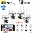 Security Camera System Outdoor Home 5G Wifi Night Vision Cam 1080P HD Wireless*
