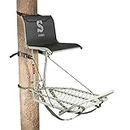 Summit Treestands Ledge XT Hang-on Tree Stand | Lightweight | Folding Comfort-Mesh Seat (SU82117),Black