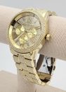 Reloj de pulsera Michael Kors para mujer Bradshaw Pave Glitz tono dorado MK6789
