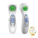 Cherub Baby Compact Digital Touchless Non-Contact 4 in 1 Forehead Thermometer for Babies, Adults and Kids, Instant and Accurate Reading