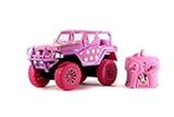 Disney Junior 1:16 Minnie Jeep Wrangler RC Remote Control Truck, 2.4 GHz Pink, Toys for Kids and Adults
