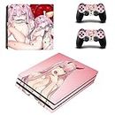 Vanknight Vinyl Decal Skin Stickers Anime Sexy Lady Cover for PS4 Pro Console Controllers Anime Girl