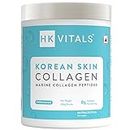 HealthKart HK Vitals Pure Korean Skin Marine Collagen Powder - Type 1 Collagen Supplement for Women & Men, Promotes Healthy Skin, Hair & Nails (Unflavoured, 200 g)