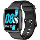 LIVIKEY Smart Watch for Men Women, Fitness Tracker with Heart Rate Monitor, Blood Oxygen, Blood Pressure, Sleep Monitor, 50 Meters Waterproof Smartwatch with Pedometer for iOS and Android Phones
