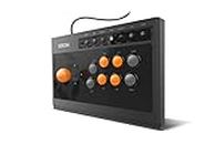 KROM Game controller KUMITE -NXKROMKMT- Gamepad Arcade multipiattaforma, Fighting Stick, compatibile PC, PS3, PS4 è XBOX One, Nero