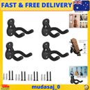 4 Pack Guitar Hanger Hook Wall Mount, Musical Instruments Stand for Hanging
