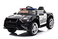 ES-Toys Kids Electric Car Police Design 07 Police Lights Sirène de Police