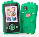 BLiSS HUES Kids Smartphone Toy with MP3 Music Player- Dual Camera for Selfies- in Built Games 2.4" Screen 8MP Camera Toys for Boys & Girls (Green)