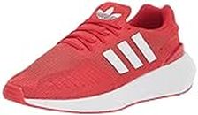 adidas Originals Men's Swift Run 22 Sneaker, Vivid Red/White/Altered Amber, 10.5