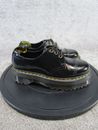Dr Martens 1461 Quad Tc Womens Size 8 Black Patent Lether Oxford Shoes