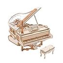 ROKR Magisches Klavier Mechanische Spieluhr-3D Holzpuzzle Erwachsene-Schreibtischdekoration Geschenk für Männer Frauen