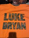 Camisa grande para hombre Luke Bryan 2017 Tour naranja caza pesca amante todos los días