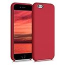 kwmobile Case Compatible with Apple iPhone 6 / 6S Case - TPU Silicone Phone Cover with Soft Finish - Classic Red