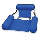 Gebuter Swimming Floating Chair Foldable Pool Seats Inflatable Bed Lounge Chairs for Adult