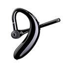 Placehap Wireless Bluetooth Headset S209 Bluetooth Mic v5.0 Ear Clip for Calling, Music Sports Earbuds Single Ear for All Smartphones (Black)