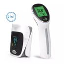 2 in 1 Medical health Care Thermometer Baby Adult oximeter Fingertip SPO2 
