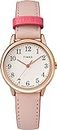 Timex Women's Easy Reader Watch, Pink/Rose Gold-Tone/Cream/30MM, 30MM, Easy Reader Watch