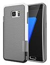 Galaxy S7 Edge Case, Jeylly One-Piece Ultra Slim 3 Color Impact Anti-Slip Rugged Soft TPU Bumper Shockproof Protective Case Cover Shell for Samsung Galaxy S7 Edge S VII Edge G935 - Light Grey