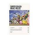 Super Smash Bros. Melee (2001) Poster sur toile de jeu vidéo sans cadre 20 x 30 cm