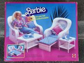 Barbie Fashion Living Room Set Sofa Ref 7404 1983 Made In France European